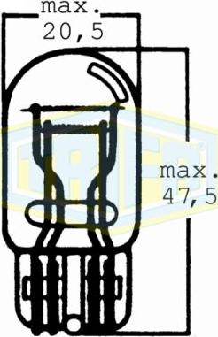 Trifa 01791 - Lampadina, Luce posteriore di stop autozon.pro