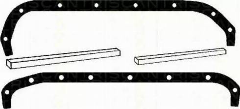Triscan 510-2501 - Kit guarnizioni, Coppa olio autozon.pro