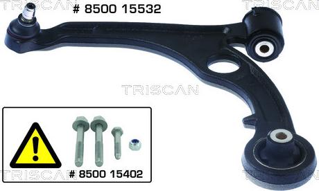 Triscan 8500 15532 - Braccio oscillante, Sospensione ruota autozon.pro