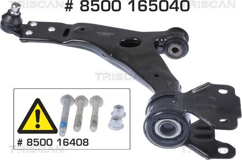 Triscan 8500 165040 - Braccio oscillante, Sospensione ruota autozon.pro