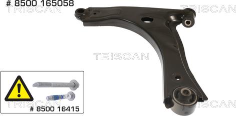 Triscan 8500 165058 - Braccio oscillante, Sospensione ruota autozon.pro