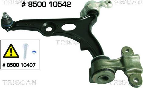 Triscan 8500 10542 - Braccio oscillante, Sospensione ruota autozon.pro