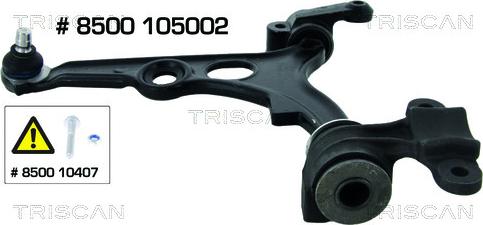 Triscan 8500 105002 - Braccio oscillante, Sospensione ruota autozon.pro