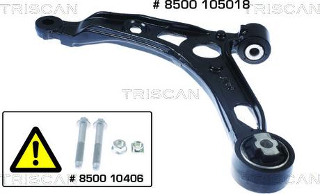 Triscan 8500 105018 - Braccio oscillante, Sospensione ruota autozon.pro