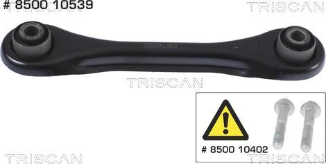 Triscan 8500 10539 - Braccio oscillante, Sospensione ruota autozon.pro