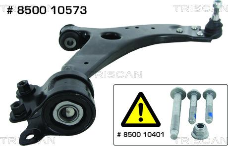 Triscan 8500 10573 - Braccio oscillante, Sospensione ruota autozon.pro