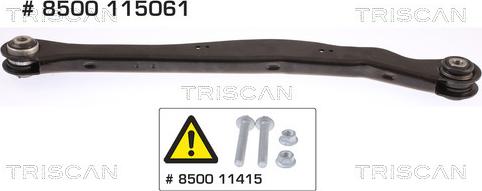 Triscan 8500 115061 - Asta / Puntone, Sospensione ruote autozon.pro