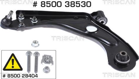 Triscan 8500 38530 - Braccio oscillante, Sospensione ruota autozon.pro