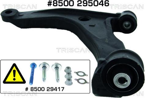 Triscan 8500 295046 - Braccio oscillante, Sospensione ruota autozon.pro