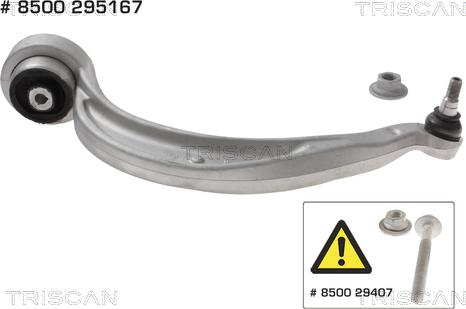 Triscan 8500 295167 - Braccio oscillante, Sospensione ruota autozon.pro