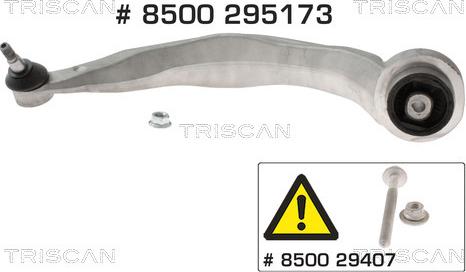 Triscan 8500 295173 - Braccio oscillante, Sospensione ruota autozon.pro