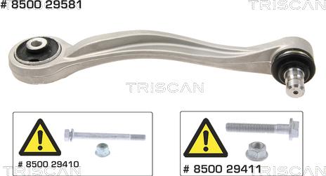 Triscan 8500 29581 - Braccio oscillante, Sospensione ruota autozon.pro