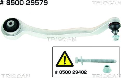 Triscan 8500 29579 - Braccio oscillante, Sospensione ruota autozon.pro