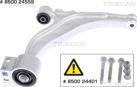 Triscan 8500 24559 - Braccio oscillante, Sospensione ruota autozon.pro