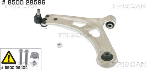 Triscan 8500 28596 - Braccio oscillante, Sospensione ruota autozon.pro