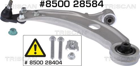 Triscan 8500 28584 - Braccio oscillante, Sospensione ruota autozon.pro