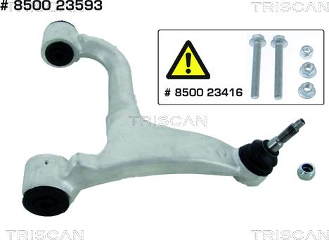 Triscan 8500 23593 - Braccio oscillante, Sospensione ruota autozon.pro