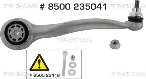 Triscan 8500 235041 - Braccio oscillante, Sospensione ruota autozon.pro