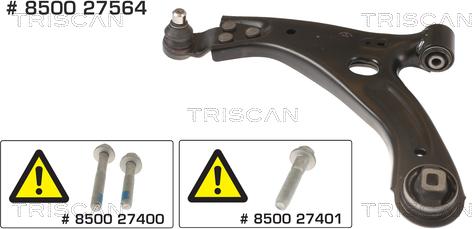 Triscan 8500 27564 - Braccio oscillante, Sospensione ruota autozon.pro