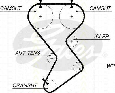 Triscan 8645 5585xs - Cinghia dentata autozon.pro