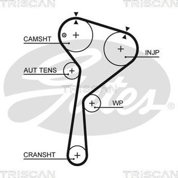 Triscan 8645 5675xs - Cinghia dentata autozon.pro