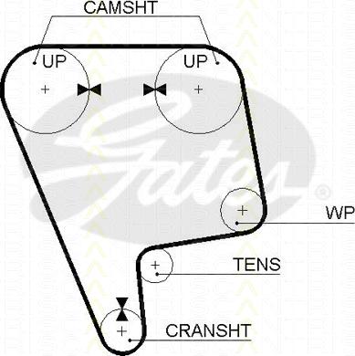 Triscan 8645 5348xs - Cinghia dentata autozon.pro