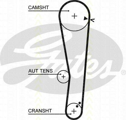 Triscan 8647 43008 - Kit cinghie dentate autozon.pro