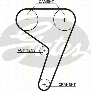 Triscan 8647 10067 - Kit cinghie dentate autozon.pro