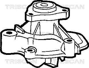 Triscan 8600 40802 - Pompa acqua autozon.pro