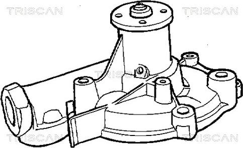 Triscan 8600 42938 - Pompa acqua autozon.pro