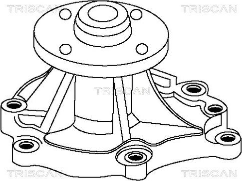 Triscan 8600 14992 - Pompa acqua autozon.pro