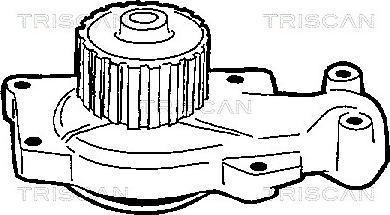 Triscan 8600 16883 - Pompa acqua autozon.pro