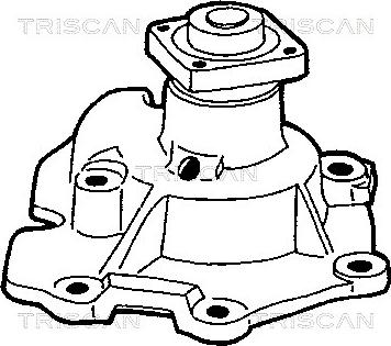 Triscan 8600 16836 - Pompa acqua autozon.pro