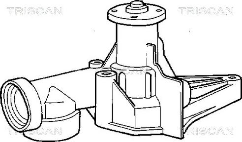 Triscan 8600 10856 - Pompa acqua autozon.pro