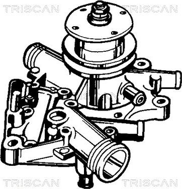 Triscan 8600 25090 - Pompa acqua autozon.pro