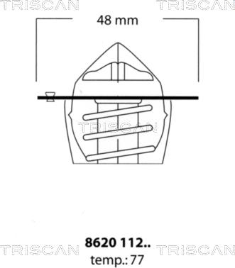 Triscan 8620 11277 - Termostato, Refrigerante autozon.pro