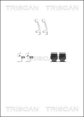 Triscan 8105 411606 - Kit accessori, Pastiglia freno autozon.pro