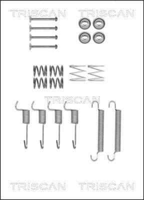 Triscan 8105 432589 - Kit accessori, Ganasce freno stazionamento autozon.pro