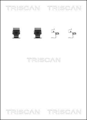 Triscan 8105 421590 - Kit accessori, Pastiglia freno autozon.pro