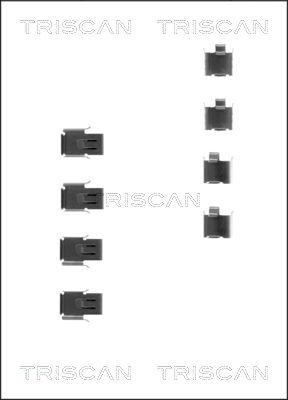 Triscan 8105 421585 - Kit accessori, Pastiglia freno autozon.pro