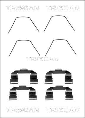 Triscan 8105 501585 - Kit accessori, Pastiglia freno autozon.pro