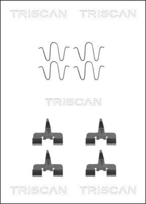 Triscan 8105 501582 - Kit accessori, Pastiglia freno autozon.pro