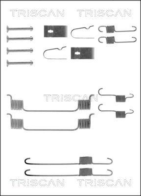 Triscan 8105 502554 - Kit accessori, Ganasce freno autozon.pro