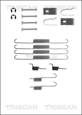 Triscan 8105 502501 - Kit accessori, Ganasce freno autozon.pro