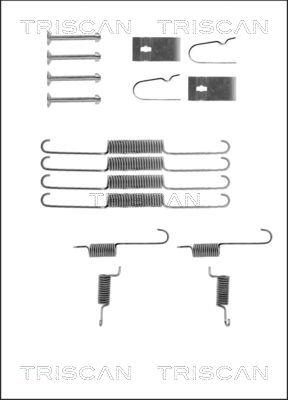 Triscan 8105 502502 - Kit accessori, Ganasce freno autozon.pro