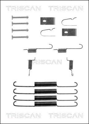 Triscan 8105 502533 - Kit accessori, Ganasce freno autozon.pro