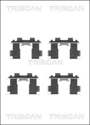 Triscan 8105 141590 - Kit accessori, Pastiglia freno autozon.pro