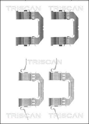 Triscan 8105 141600 - Kit accessori, Pastiglia freno autozon.pro