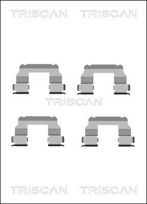 Triscan 8105 151349 - Kit accessori, Pastiglia freno autozon.pro