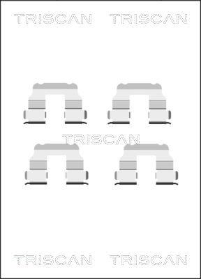 Triscan 8105 151350 - Kit accessori, Pastiglia freno autozon.pro